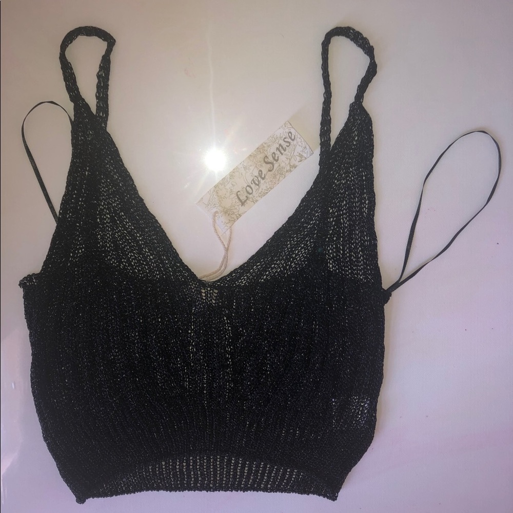 Black Crop Top